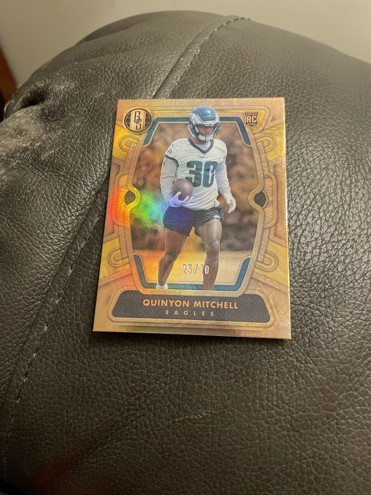 2024 Panini Gold Standard Quinyon Mitchell #/40 Rookie Citrine Holo SP Eagles MT