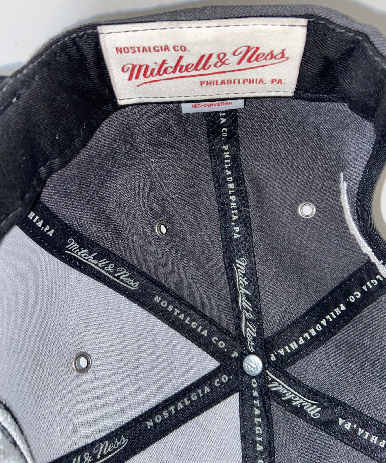 Brooklyn Nets Basketball Snapback Mitchell Ness C… - image 7