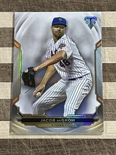 2019 Topps Triple Threads Baseball Jacob DeGrom Refractor Card #99