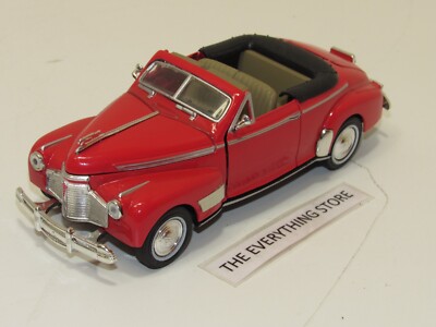 NATIONAL MUSEUM 1941 CHEVY DELUXE RED TOP DOWN 6 INCHES LONG FREE SHIP NO BOX