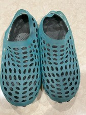 girls boys unisex rubber water boat beach shoes SANDALS kids BLUE waterproof 4-5