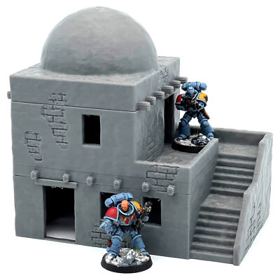 Arabischer Stil Wüste großes Haus 28 mm Gelände Wargaming 2. Weltkrieg 2. Weltkrieg Landschaft