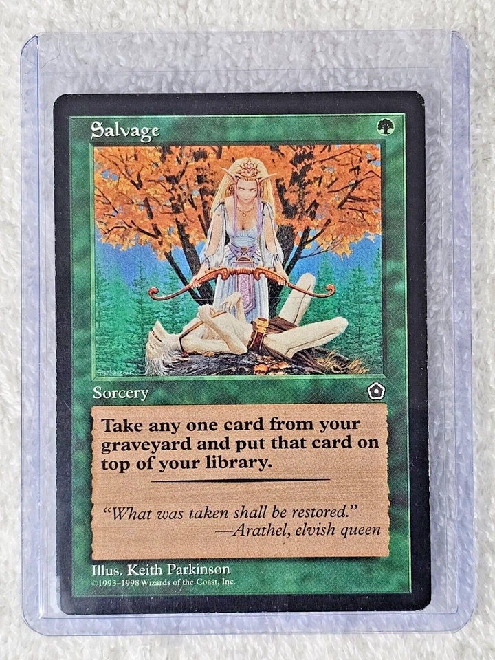 MTG Salvage - Portal Second Age 1998 Magic The Gathering Card LP - Image 4 of 4