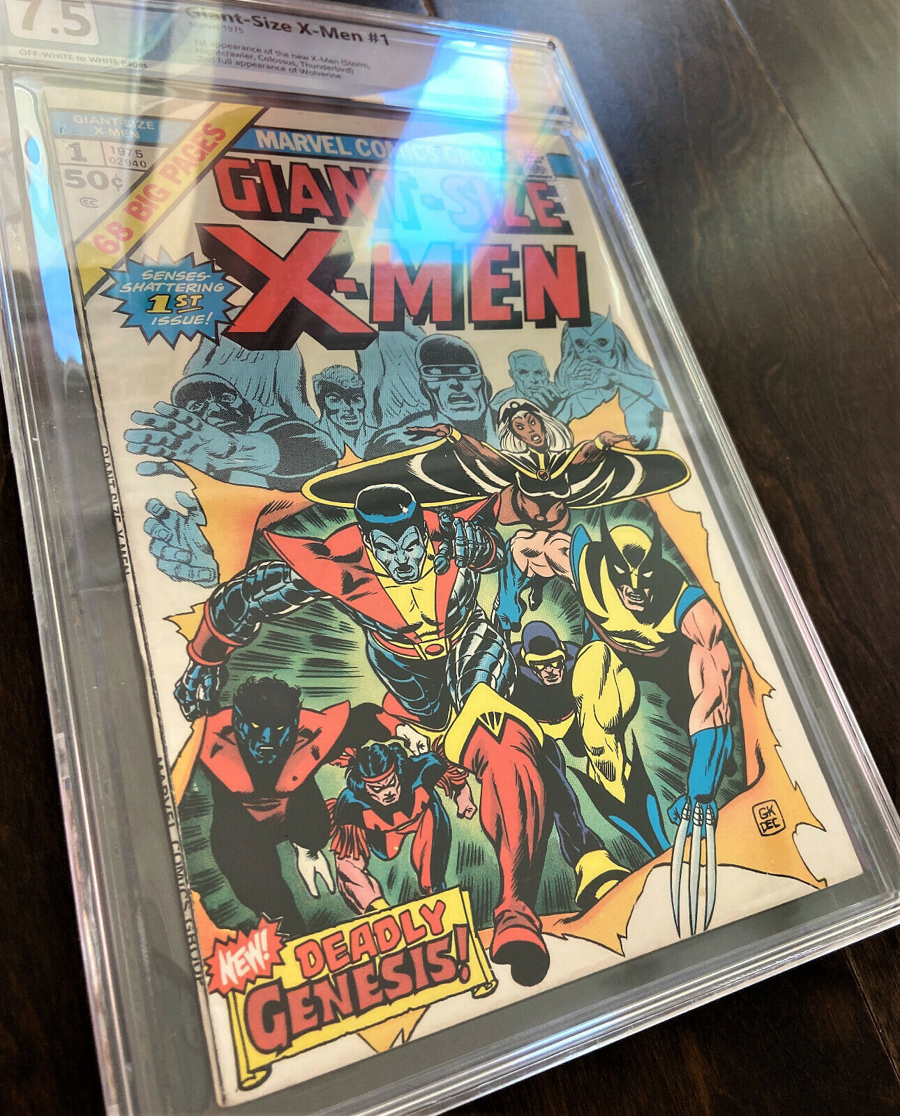 GIANT SIZE X-MEN #1 PGX 7.5 Bronze Age OW/W Pages1975 Comic Book 