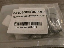 PNY 32GB Turbo Attach  3 USB 3.0 Flash Drive, 3-Pack, Grey