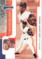 2001 Fleer Game Time Pedro Martinez Boston Red Sox #29