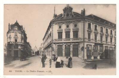 CPA 37 - TOURS: LE THÉÂTRE FRANÇAIS (INDRE-et-LOIRE) UNGESCHRIEBEN