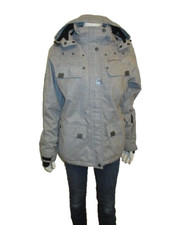IGUANA Ski Jacke Damen Gr. 38 grau karierte Aquatrail 5000GR in top Zustand