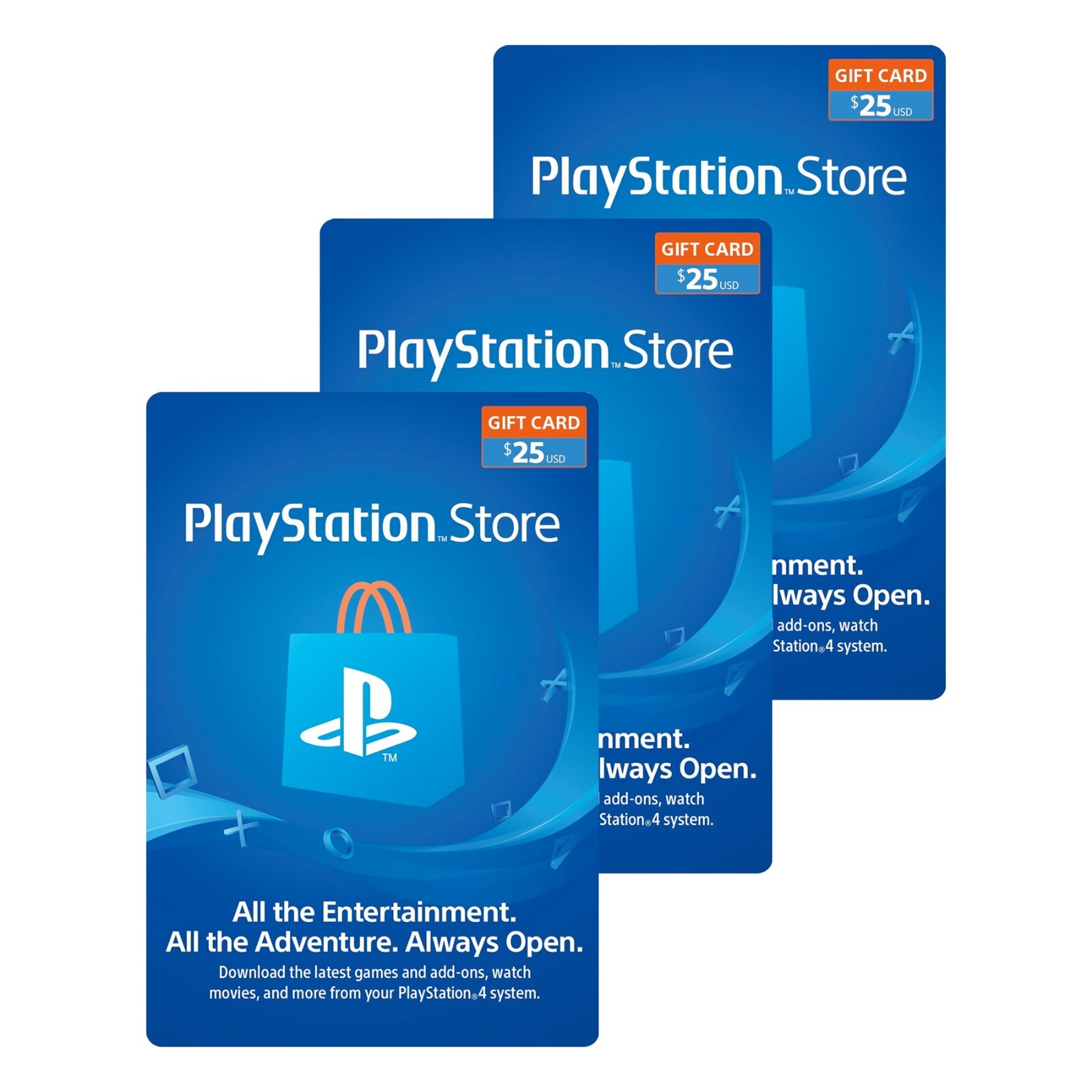 Brand New Sony US PlayStation Store Gift Card 25 PSN Store for PS5, PS4,  PS3 🔥 | eBay