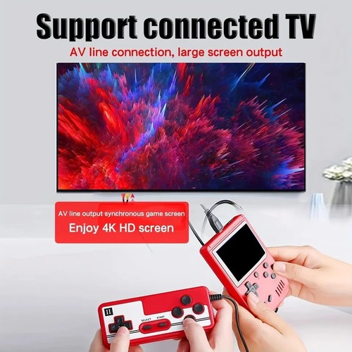 2.4 Inch LCD Screen Retro Video Game Console Built-in 400 In Handheld Portable - Picture 4 of 5