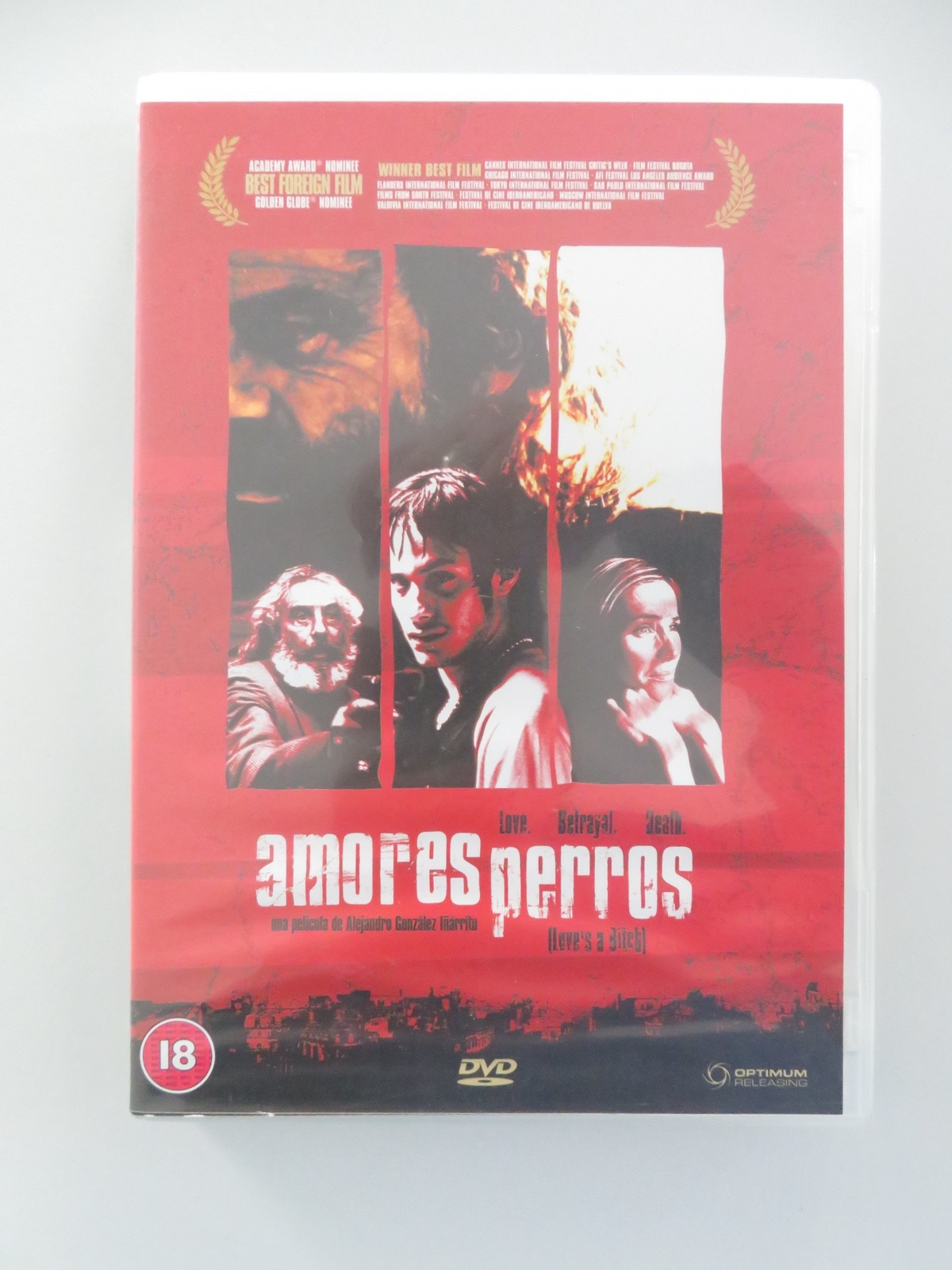 AMORES PERROS (DVD) EMILIO ECHEVARRIA GAEL GARCIA BERNAL 2000 REGION 2