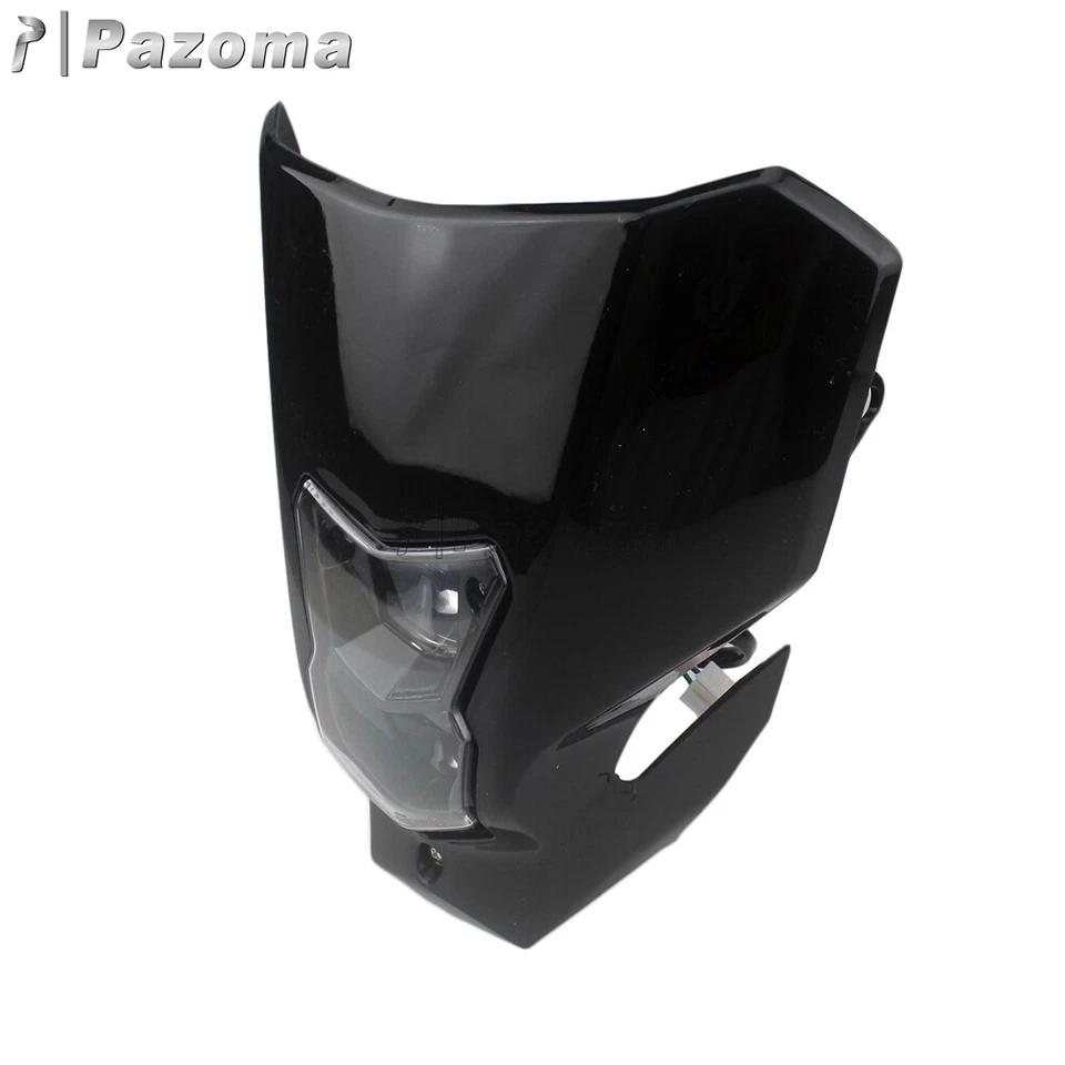 Dirt Bike MX LED Enduro Headlight Fairing For Honda CR125/250/60/80 Suzuki DR100 — 第 4/4 张图片