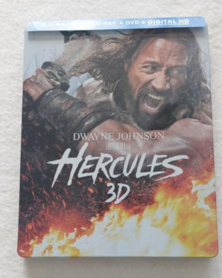 Hercules 3D Blu Ray + DVD + Digital HD Futureshop Steelbook