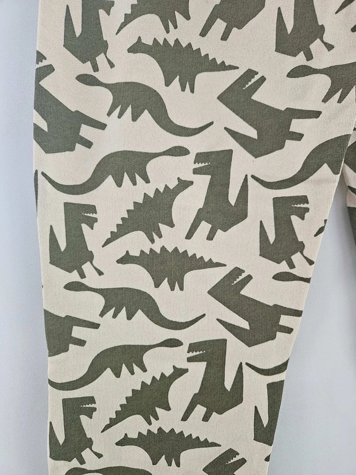 NUEVO CON ETIQUETAS PANTALONES DEPORTIVOS HANNA DIFFERENTSON BIG DINOS AVENA LIGERA AJUSTADOS DOBLE RODILLA 140 10 Foto 2 de 4