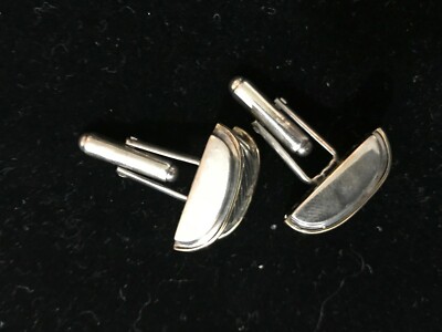 Boutons De Manchette David Yurman - Sterling Argent Et Or 14 Carats - Style Cigare Câble Deux Tons