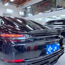 Fit For Carbon Fiber Porsche 17-25 Cayman S 718 GTS Rear Wing Trunk Spoiler