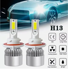H1/H4/H7/H11/H13/9005/06/5202/9007/9012 LED Headlight Kit 6500K White Hi/Lo Bulb