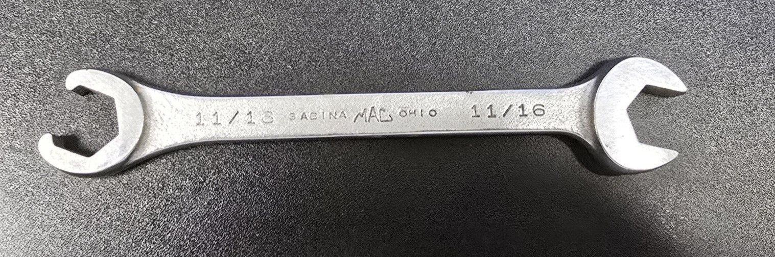 Mac Tools Combination 5/8" Flare Nut Line Wrench Sabina COB22 USA