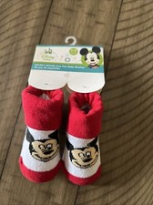 NWT DISNEY BABY MICKEY MOUSE BOOTIES 0-12M
