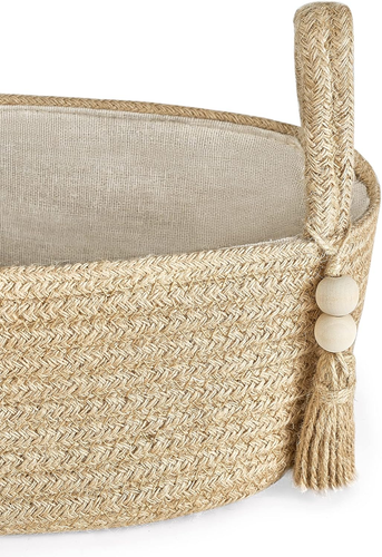 Small Storage Basket for Toilet Tank Top Boho Bathroom Decor Woven Rope Toilet P - 第 7/7 張圖片