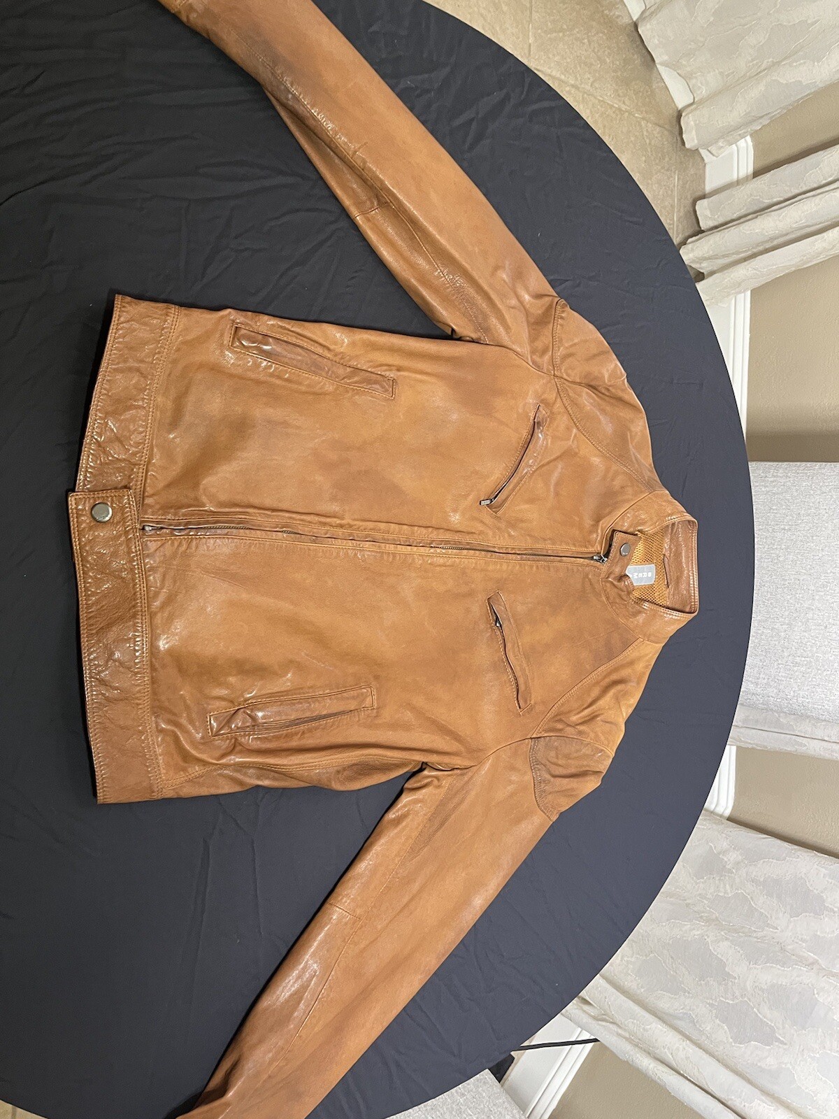 Brema Leather Jacket Light Brown - image 2