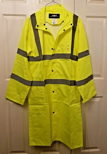 RAINCOAT PIP 353-1048 Type R Class 3 Value All Purpose 48" Yellow/Lime XL - product listing photo