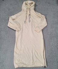 Yecca Vecca Dress Womens Large Sweater Dress Hooded Side Zip Designer