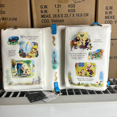 Loungefly Disney Pinocchio Storybook Convertible Backpack  display picture 2
