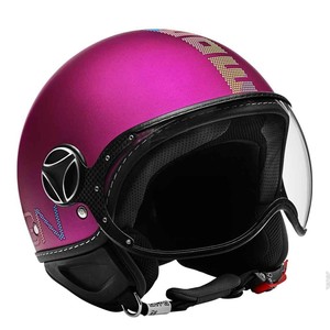 OFFERTA CASCO MOMO DESIGN DEMI JET CLS PIXEL VIOLA MATT ...
