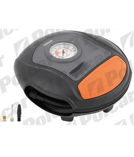 Compresseur d'air pour auto 12V robuste en aluminium avec éclairage LED