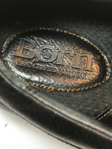Born Loafers Black Leather Slip On Shoes Men's Size 10 - Picture 11 of 12