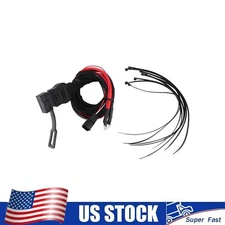 Black 4 Pin Truck Side Battery Cable 42014 For Fisher, Western & Snowex V-Blade