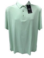  118 Callaway Men's Golf Premium Polo Shirt - Birds Egg Green - Medium - New Tag
