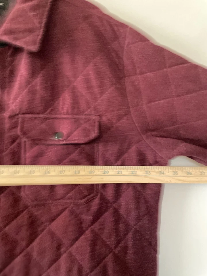 Banana Republic Hombre Granate Acolchado Abrigo/Chaqueta Talla US XL Foto 4 de 4