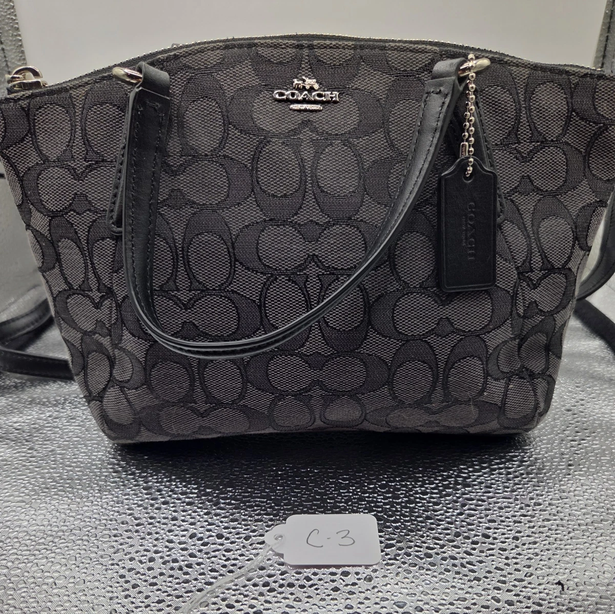 靴/バッグ Extreme Beauty] Coach Ava Kelsey Shoulder Bag 2way Leather White Coach Kelsey Satchel/Top Handle Bag Small Bags & Handbags for