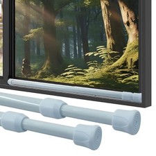 Window Security Bar, 2 Pack Window Security Bars Adjustable Sliding Glass Door