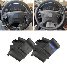 Handnähen Lenkradabdeckung Lederbezug For Mercedes E Klasse W210 E320 1999-2002