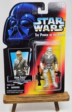 Star Wars Han Solo in Hoth Gear Action Figure 1995 Red Card POTF  69570 Sealed