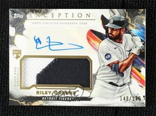 2023 Topps Inception 149/149 Riley Greene #IAP-RG Patch Auto 16cs