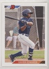 2020 Bowman Heritage Prospects Xavier Edwards #BHP-10 5x8