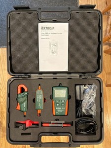 Extech DL 150 True RMS AC Voltage / Current Data logger, great condition w/case