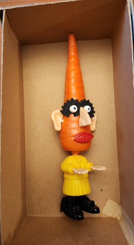 1970 Hasbro Mr. Potato Head And His Friend Katie The Carrot w/ Box - Afbeelding 3 van 10