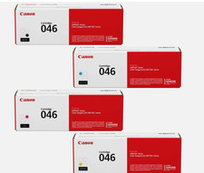 Canon 046 Toner Set BK/C/M/Y Genuine MF731Cdw MF733Cdw MF735Cdw LBP654Cdw