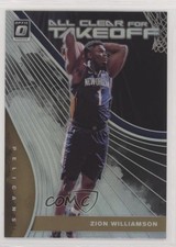 2019 Panini Donruss Optic All Clear for Takeoff Holo Prizm Zion Williamson 5l1