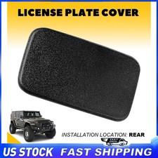 Rear License Plate Delete Panel Cover Guard Cover For 2007-2017 Jeep Wrangler Jk