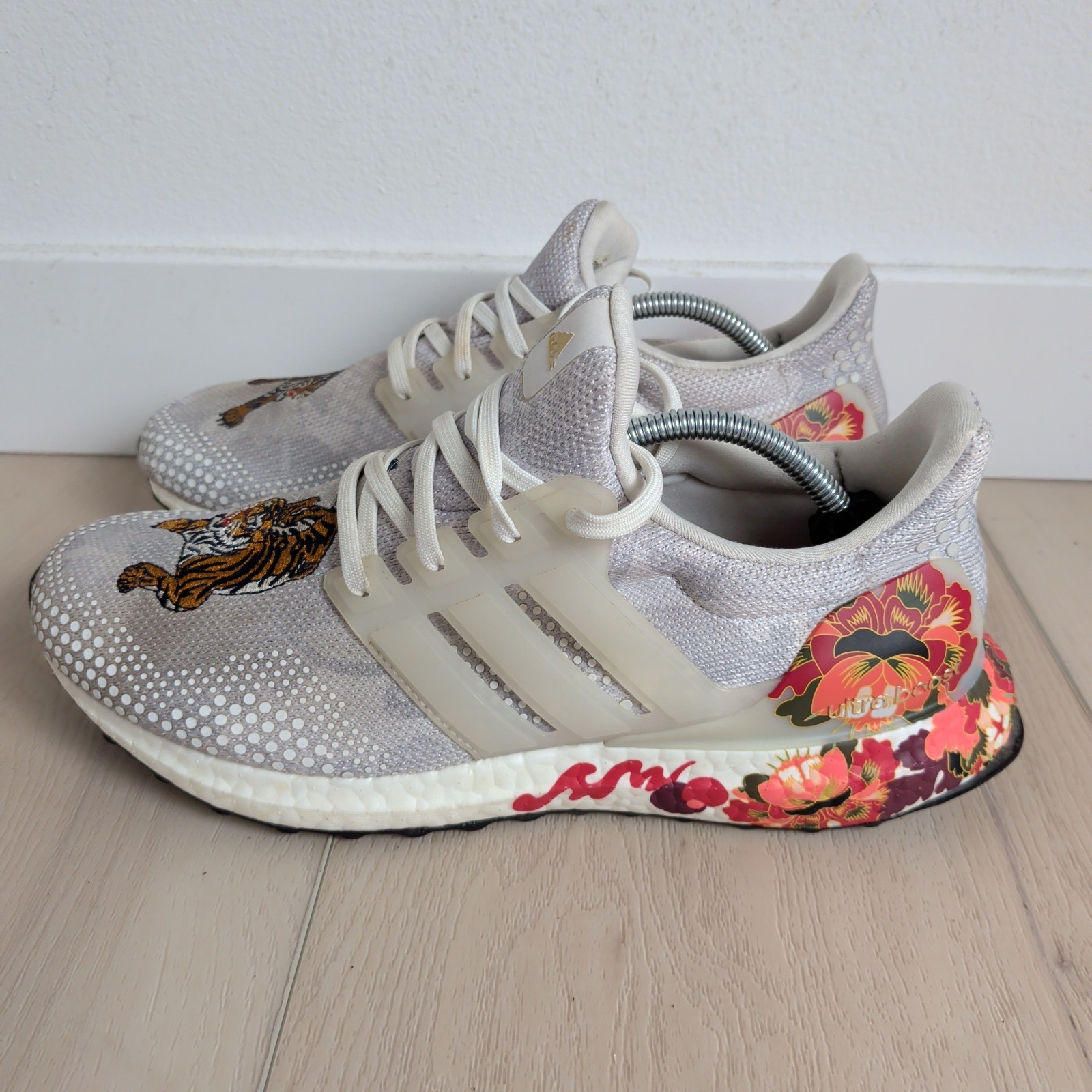 Adidas Ultraboost DNA Chinese New Year 2020 Mens 7.5 Crystal White Gray Shoes