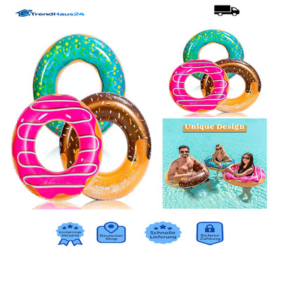 JOYIN 3er Set Aufblasbarer Schwimmreifen mit Glitter 32,5 cm