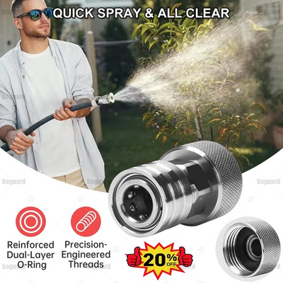 #ad #ad Garden Hose to Pressure Washer Adapter 3 4quot; GHT to 1 4quot; Quick Connect Stainl $18.99