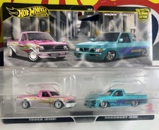 Hot Wheels Premium 2-pack 75 Datsun Sunny Truck 93 Nissan Hardbody D21