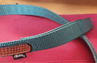 WEAVER Leather & Green Nylon Dog Leash "Traditions West" 1"x4" USA Amish NWT — photo 3